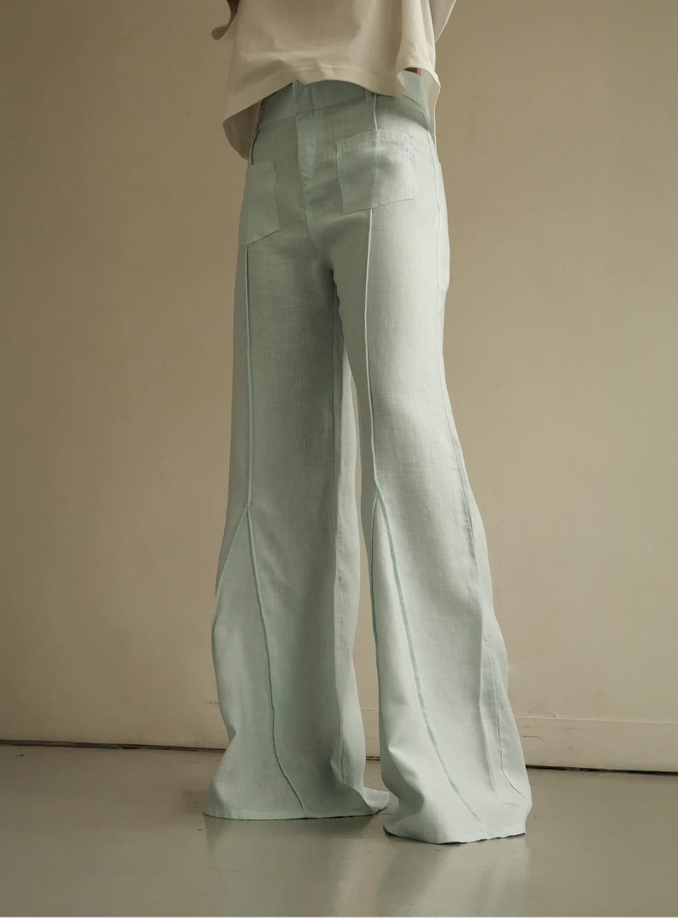 Pantalón Aire de lino | Azul claro - imagen 1