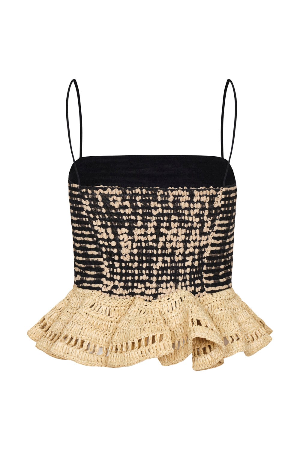 Crop top Mompox crema negro - imagen 4
