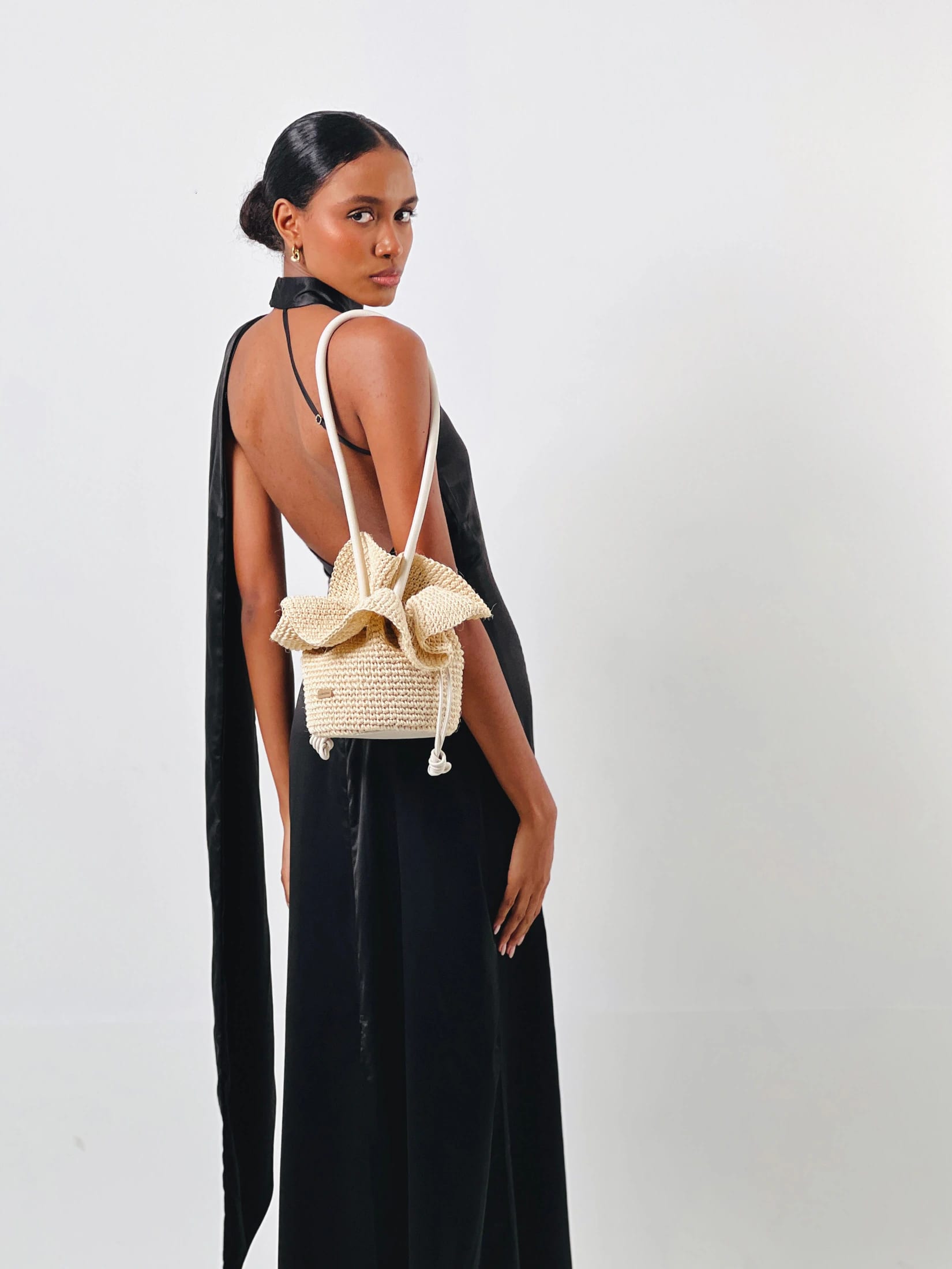 Bolso Orquídea Crema - imagen 3