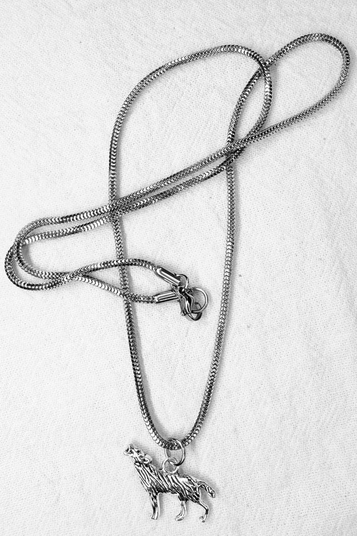 Collar tubular lobo aullando - imagen 3