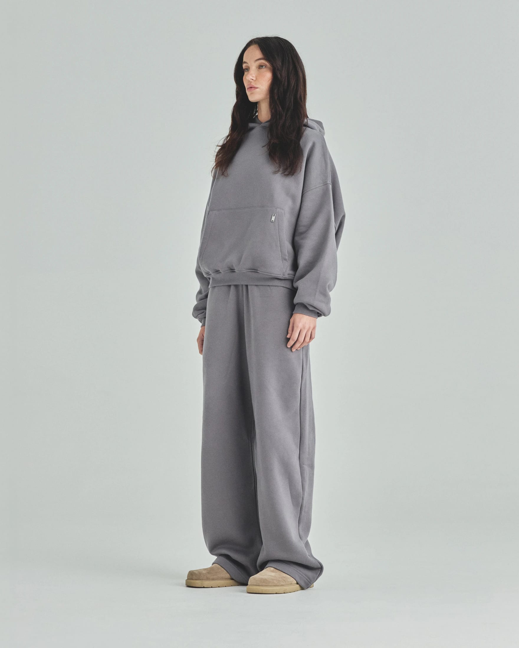 Blanks Boxy Fit Hoodie Gray - imagen 5
