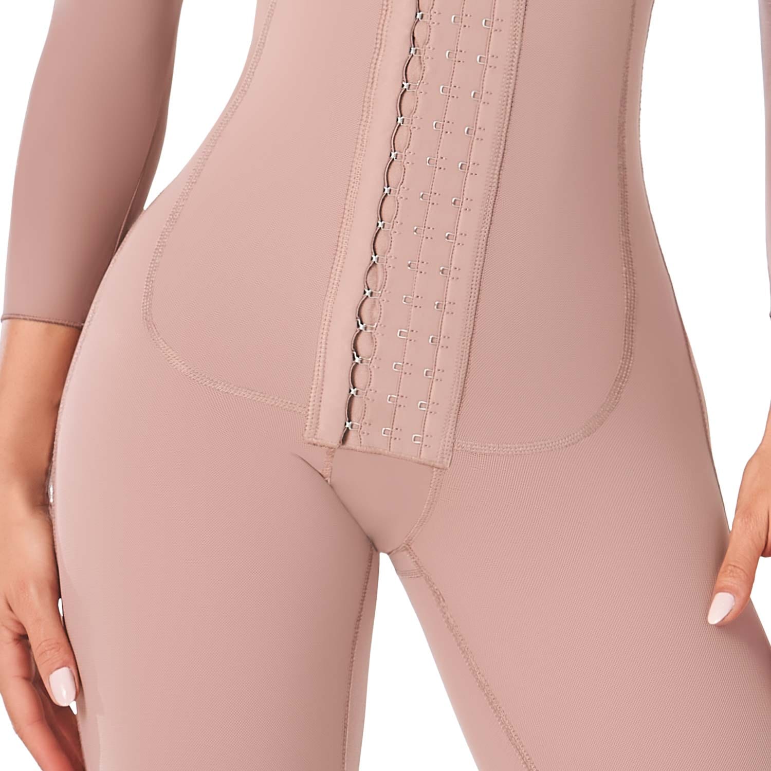 Faja Colombiana a la Rodilla Postoperatorio Mangas Comfort Angelique Mujer - imagen 4