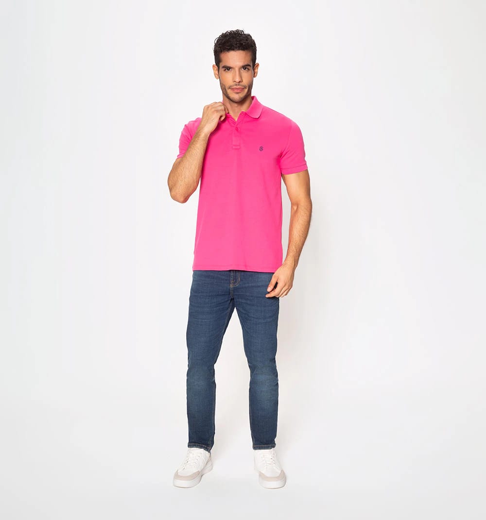 Polo básica slim fit - imagen 16