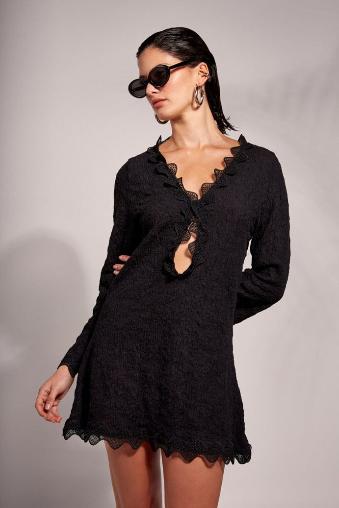 LAVA MINI DRESS BLACK - imagen 1