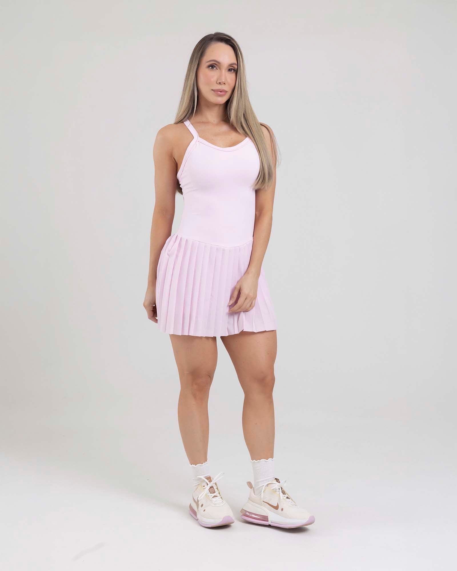 Enterizo falda court glow rosado tropi FIBER - imagen 2