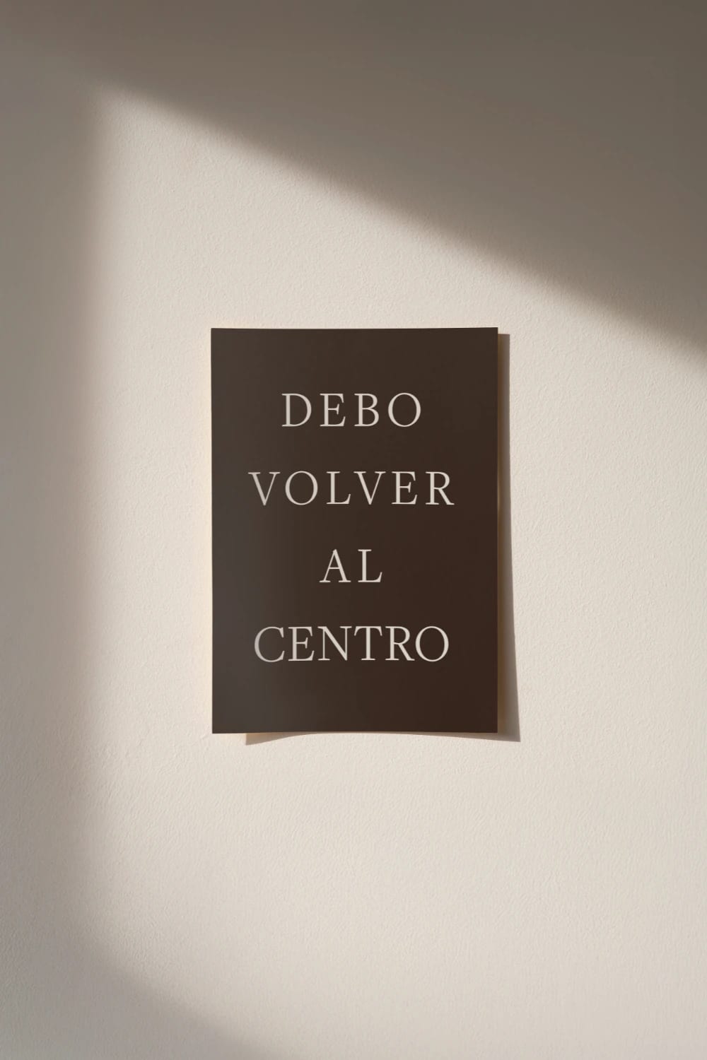 POSTER 30 X 40 - DEBO VOLVER AL CAMPO - imagen 1