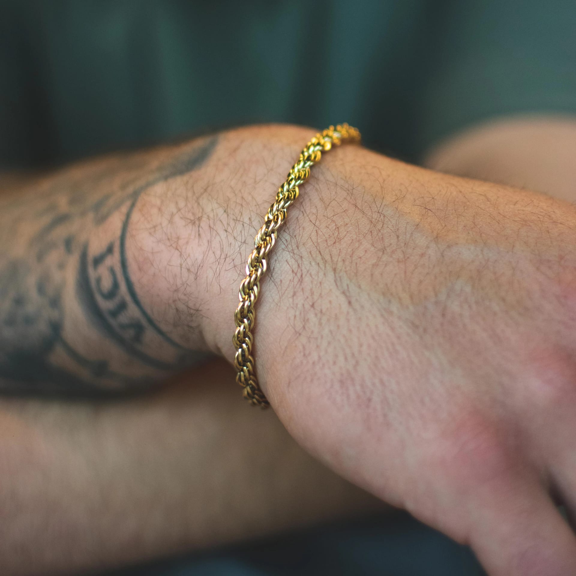 Pulsera Cordón Gold - imagen 2