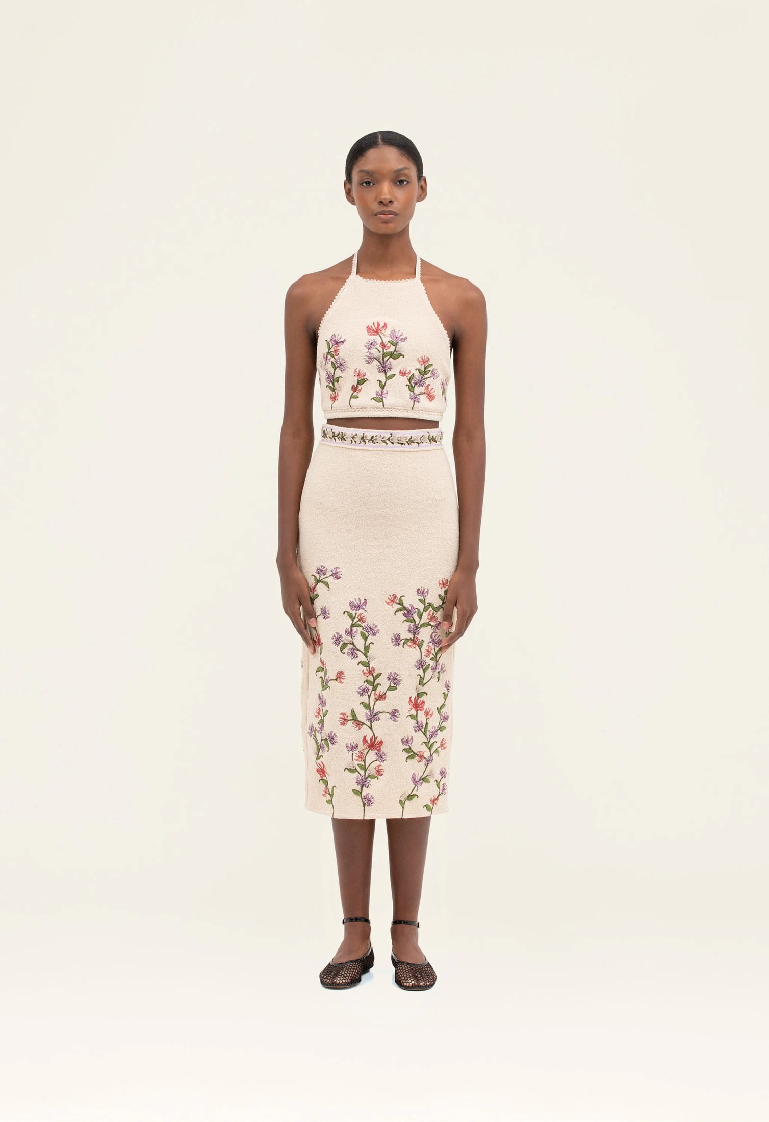 Chlorella Honeysuckle Midi Skirt - imagen 3