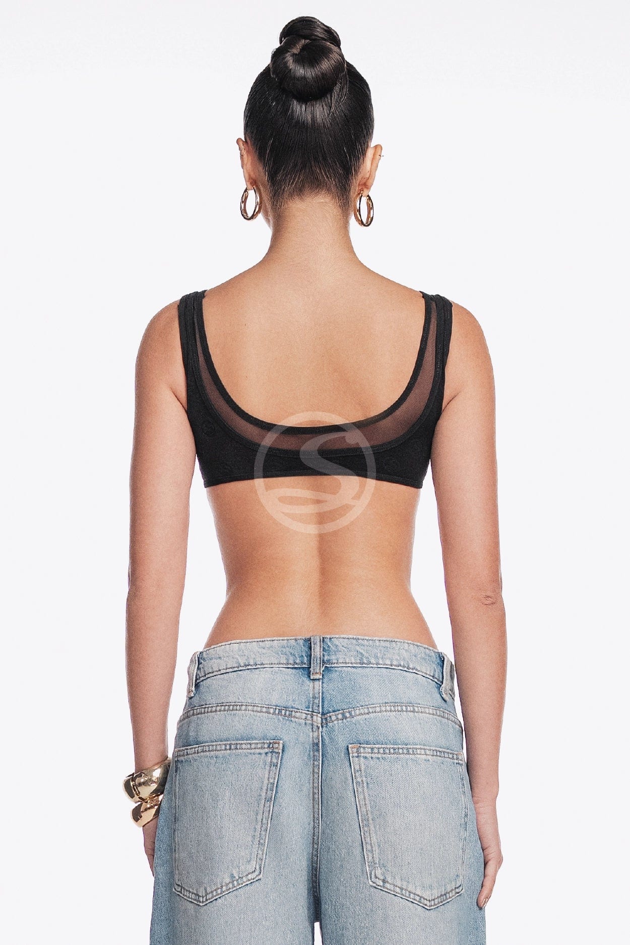 Bralette Flux Negro Santísimas Ref. S-695 - imagen 2