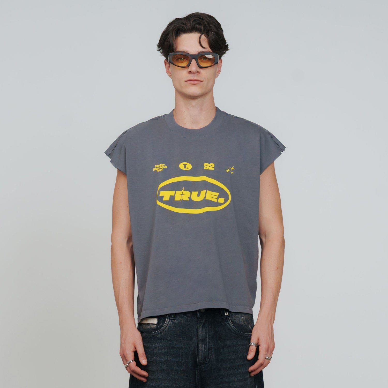 Intuition Sleeveless Tee - Gray - imagen 3