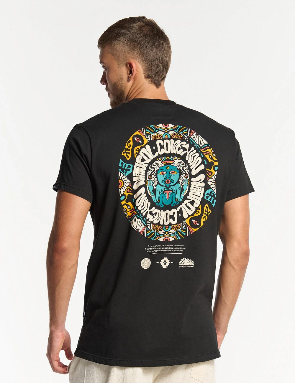 Camiseta Oversize Konibo negro Hombre - imagen 3