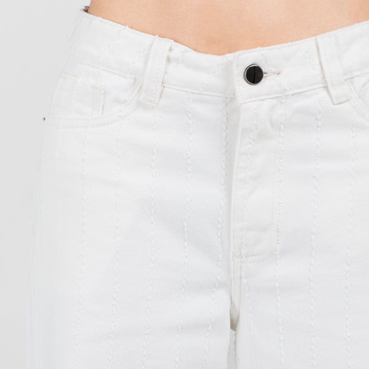 Jean Wide Leg Marfil ax-3150 Rigido Premium - imagen 2
