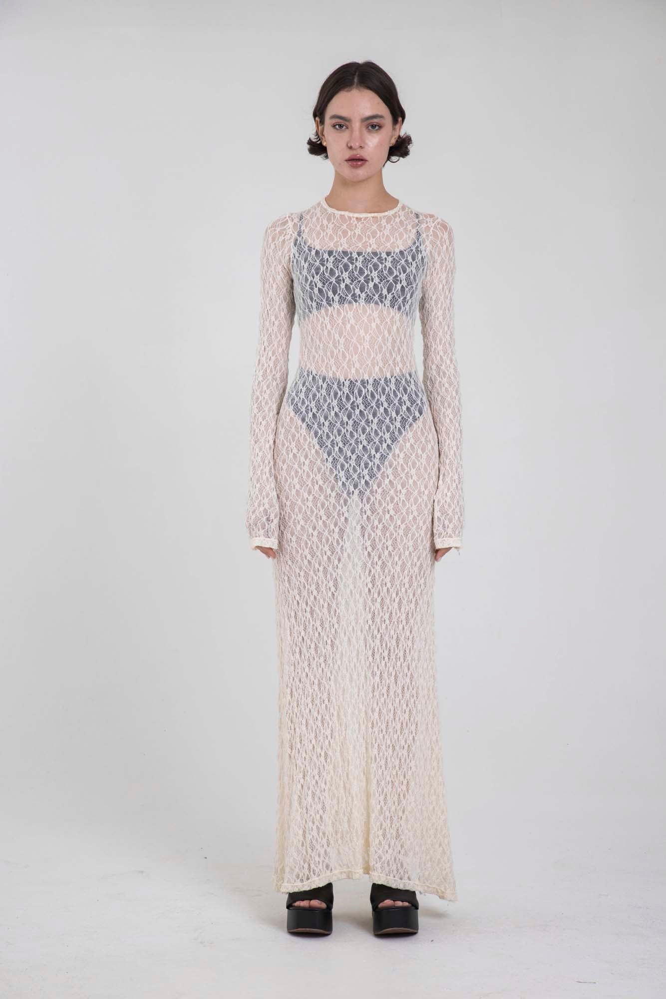 SERENA MARFIL LACE DRESS - imagen 3
