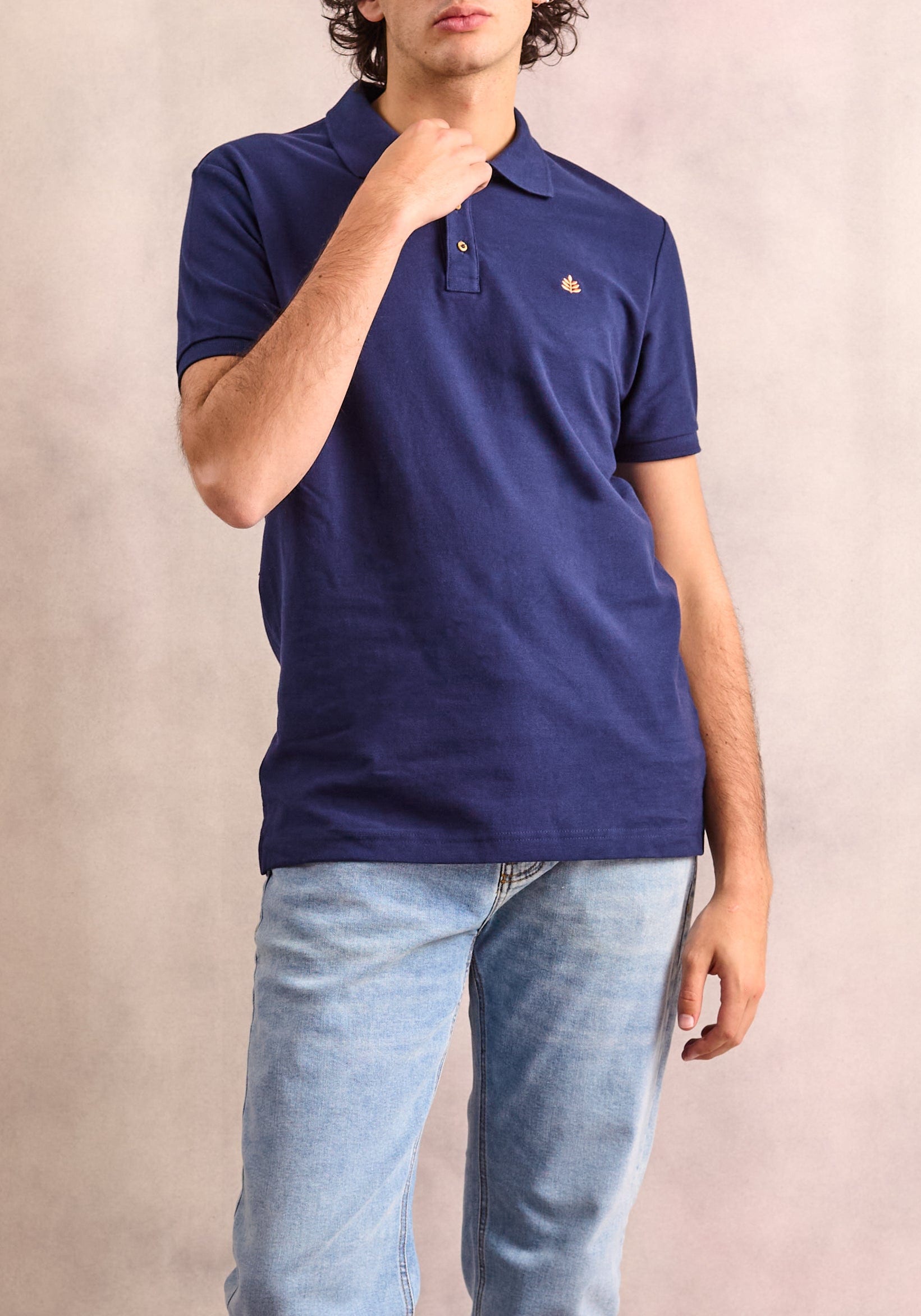 Camiseta Tipo Polo Azul Osc. L-Nar - imagen 4