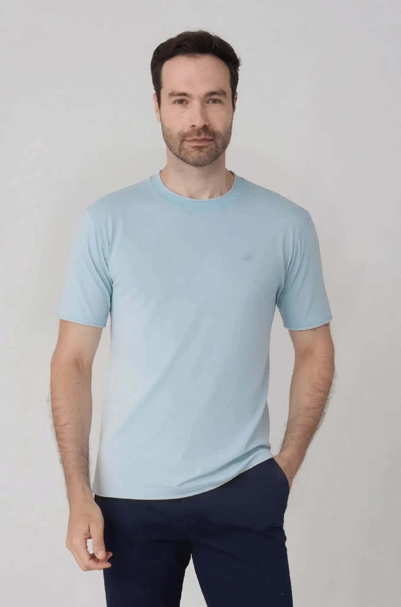 Camiseta cuello redondo para hombre Jon Sonen 020424008 - imagen 12