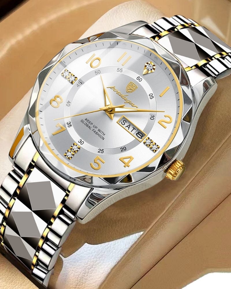 Classic Two-Tone Steel Watch - imagen 2