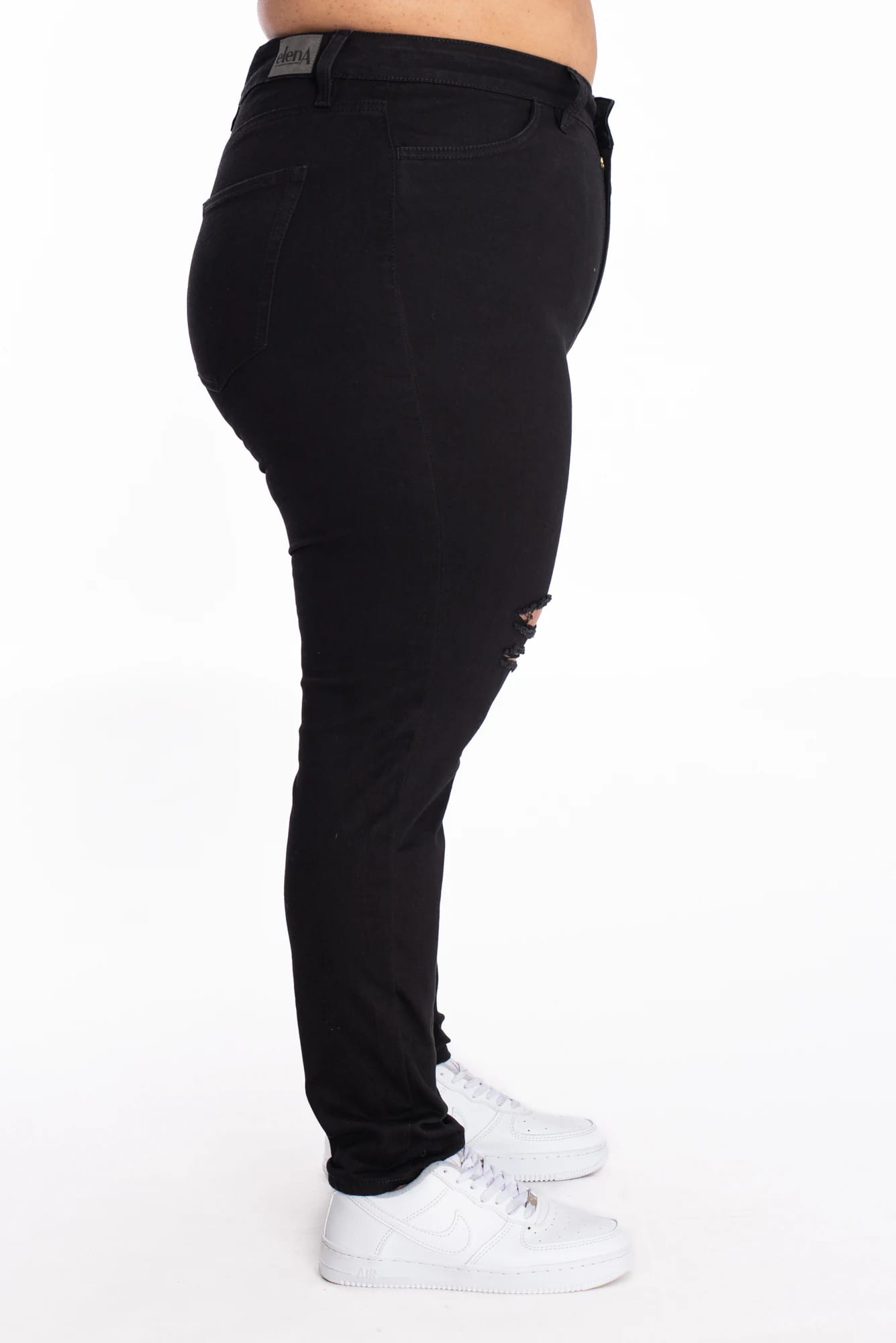 Jean Skinny Negro Rotos 409 - imagen 12