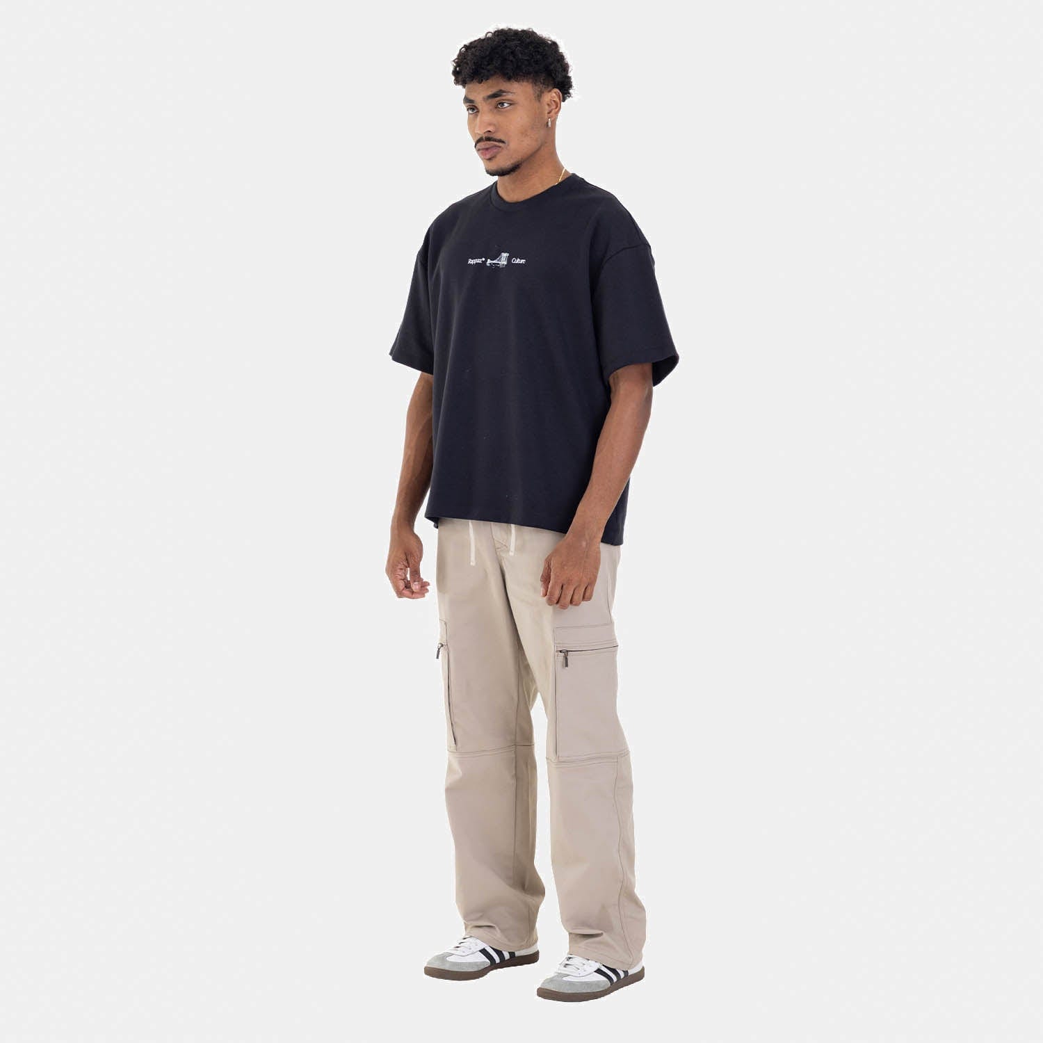 Boxy Fit Tee Brooklyn Bridge Negro - imagen 13