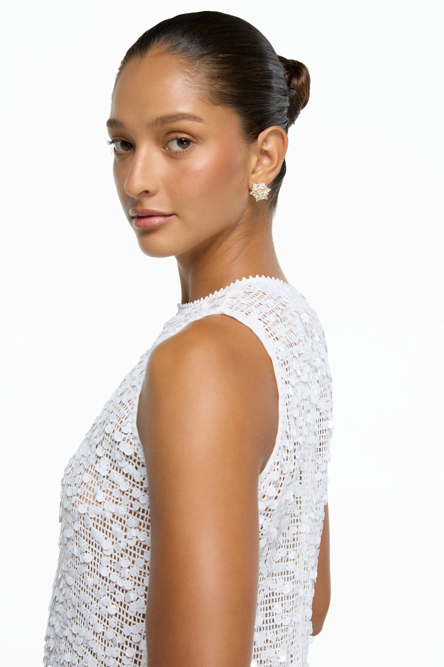 JULIA MIDI DRESS WHITE - imagen 3