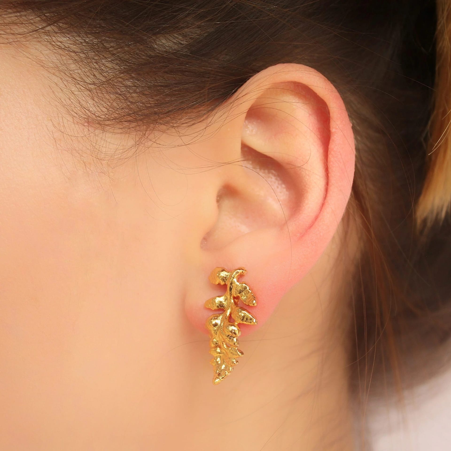 Aretes de helecho pequeño - imagen 3