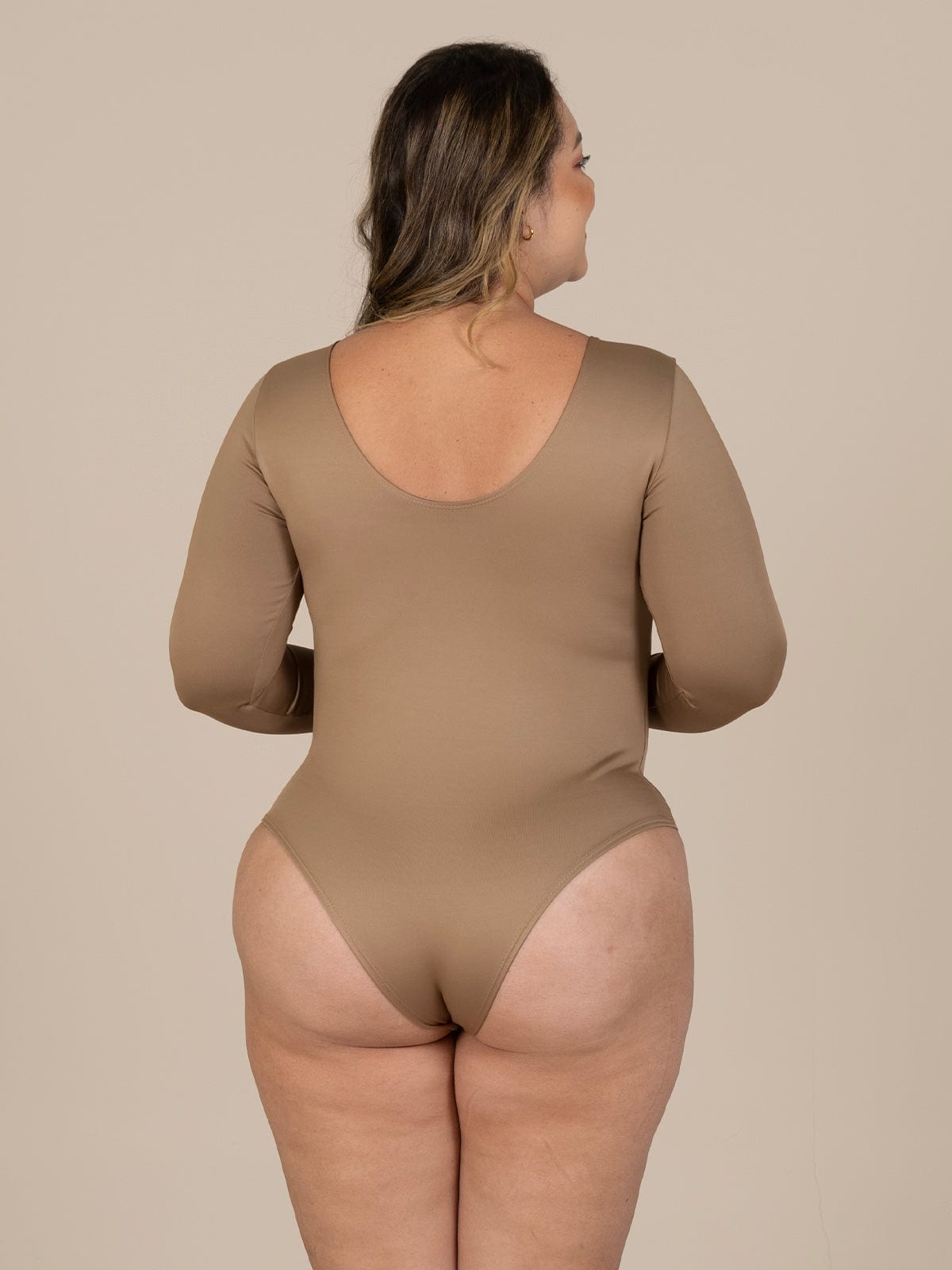 Body magda cafe claro talla plus - imagen 4