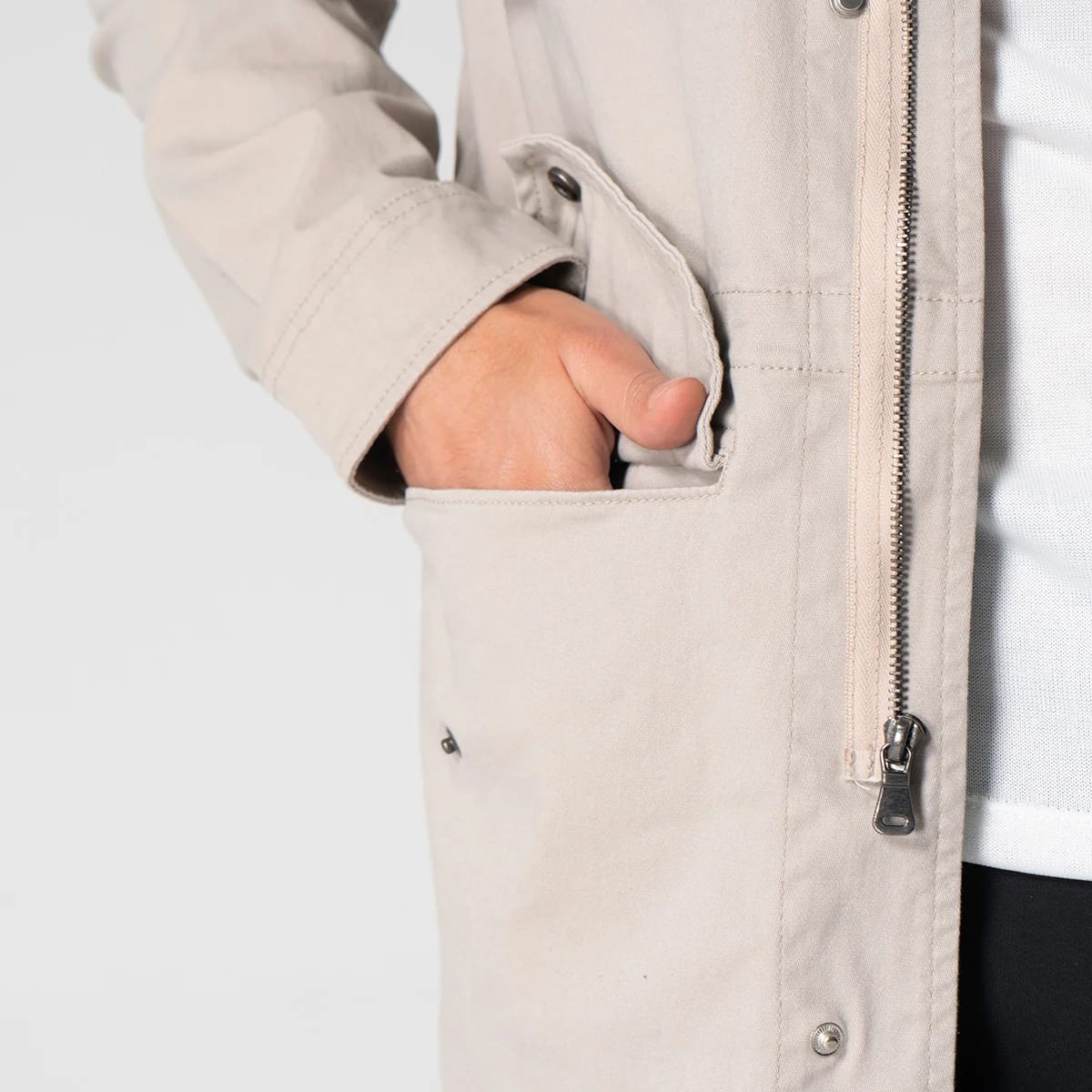Chaqueta Parka Dril Regular Ryan - imagen 6