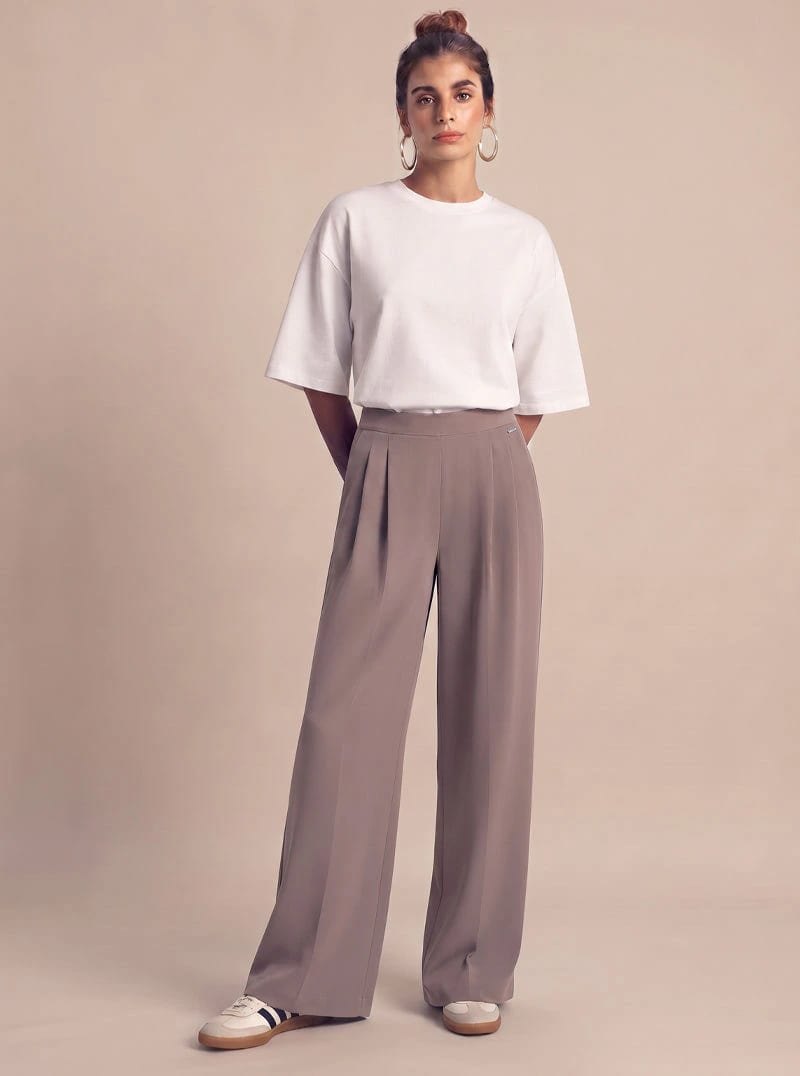 PANTALÓN CÓMODO CAQUI - imagen 3