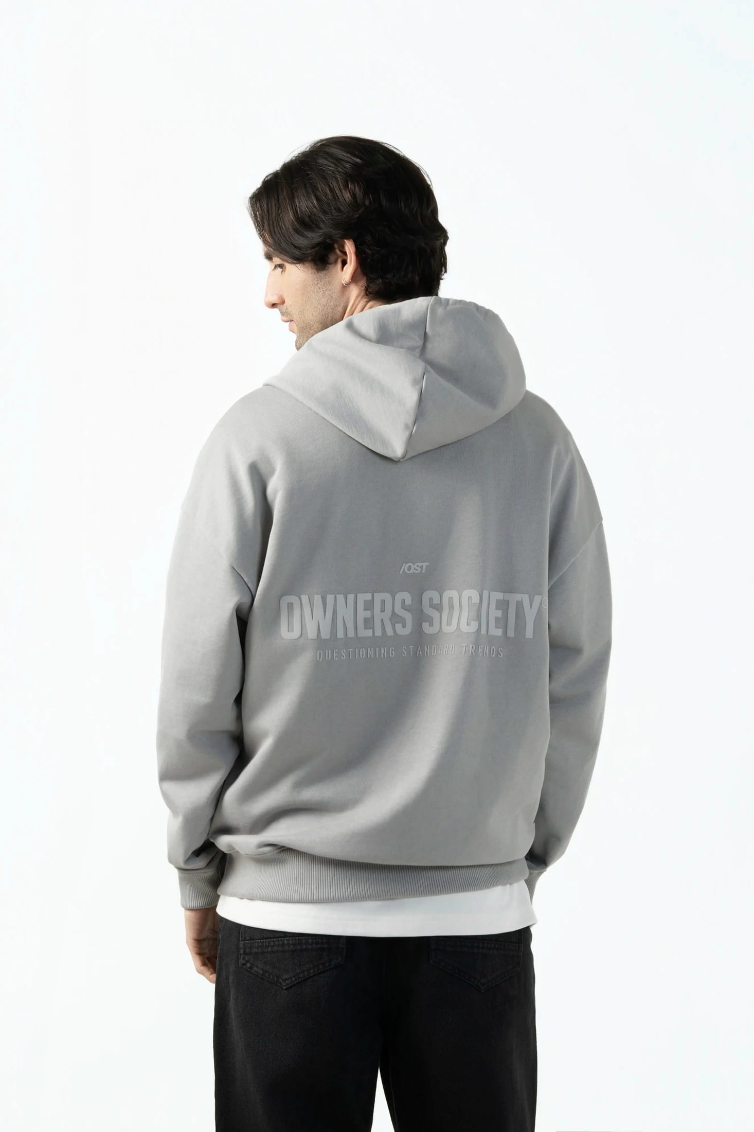 BUZO CERRADO COLOR GRIS CLR - imagen 4