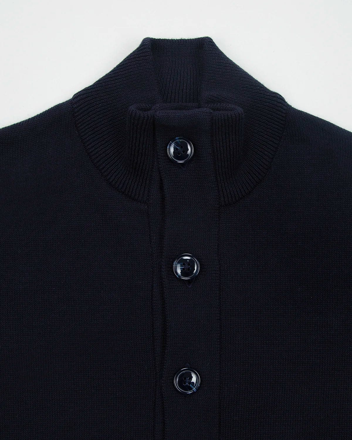Chaqueta Punto Botón Algodón Azul Oscuro - imagen 2
