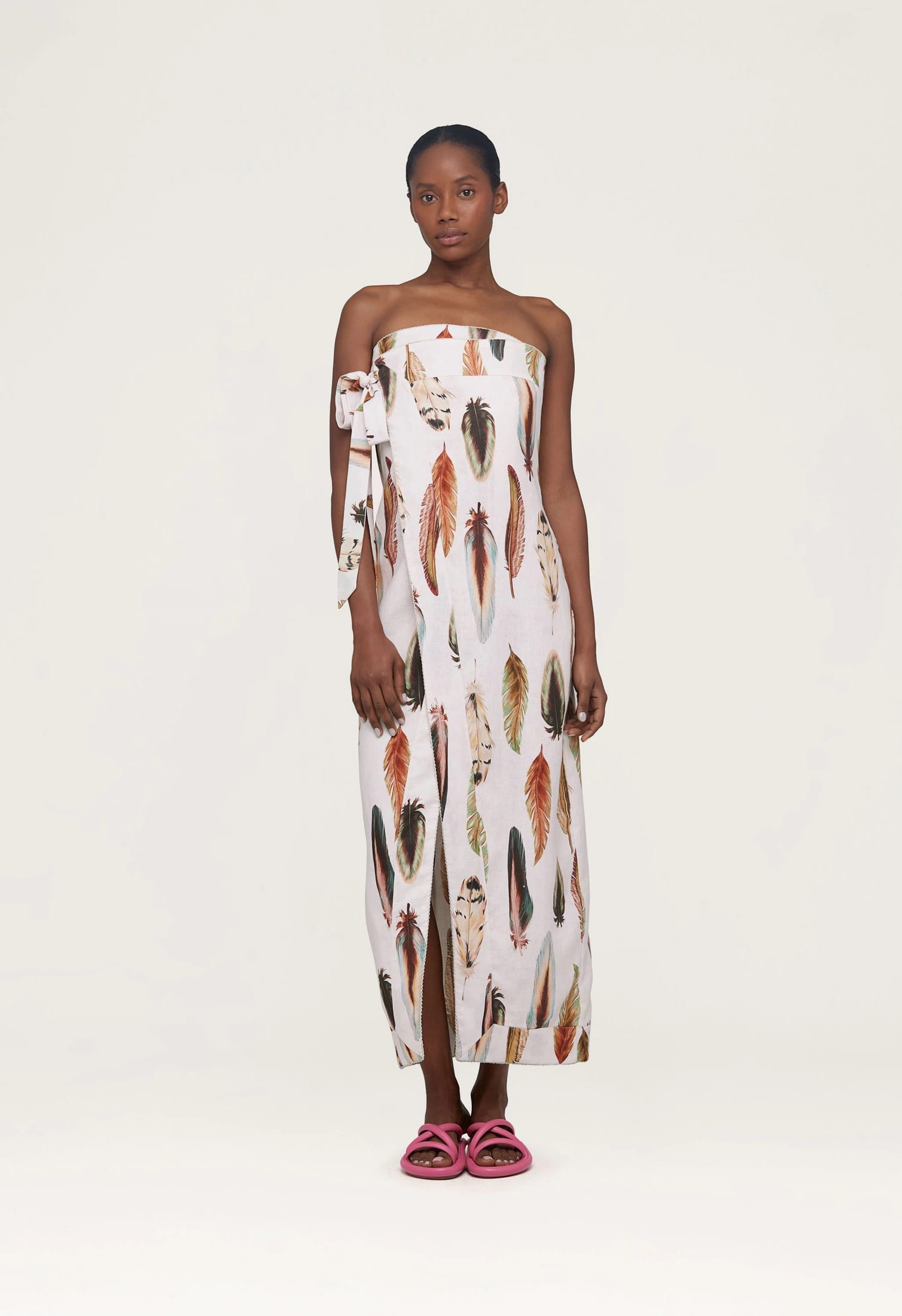 Noche Pluma Maxi Dress - imagen 1