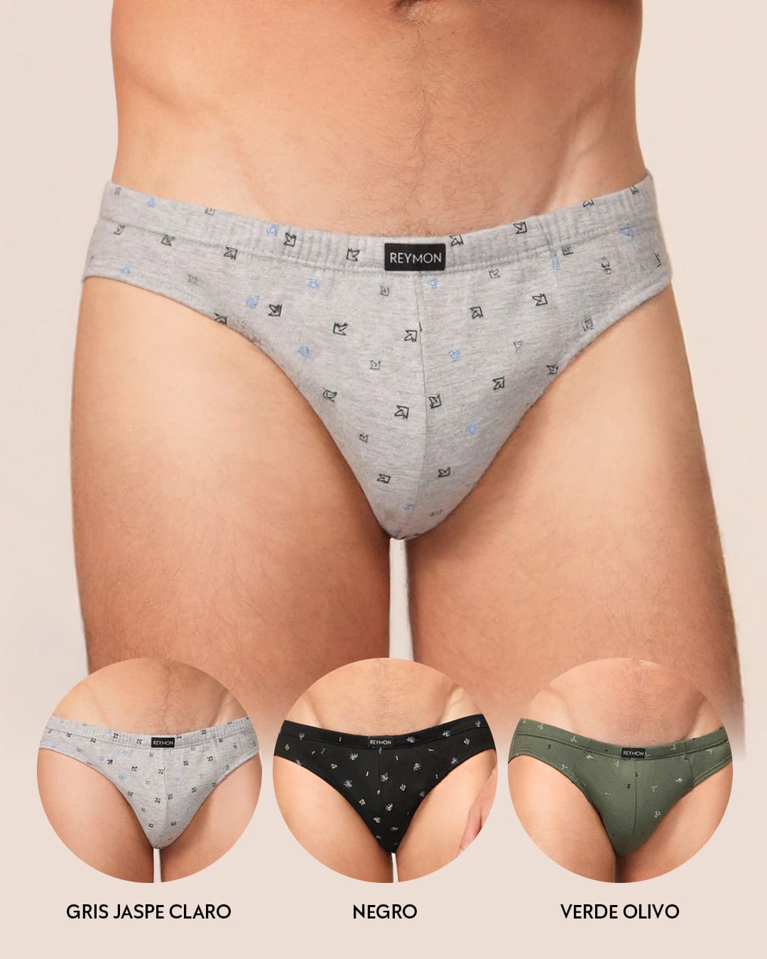 Tanga Algodón estampada PAQUETE x3 Ref.1003 - imagen 4