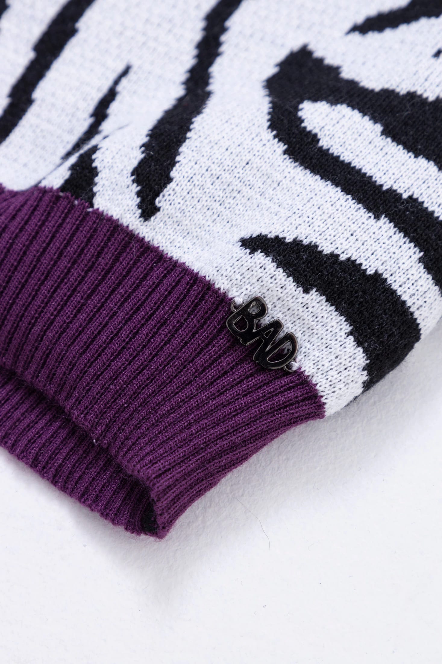 Cárdigan Cebra Morado - imagen 3