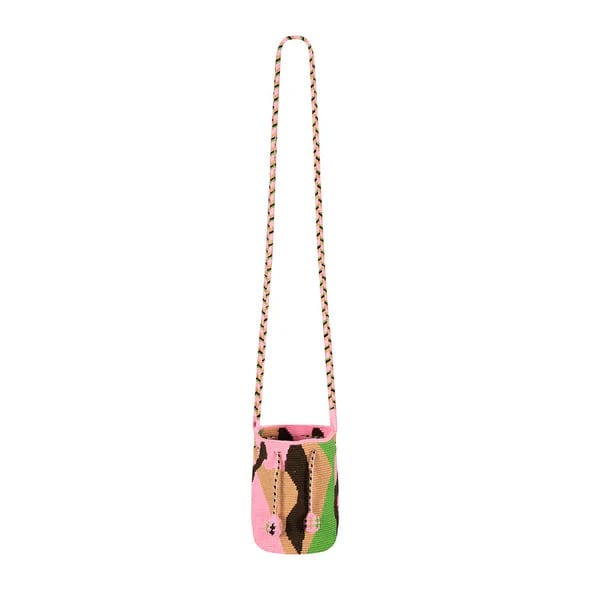 MAKKI MINI POUCH WITH POM POMS - SERENATA - imagen 1