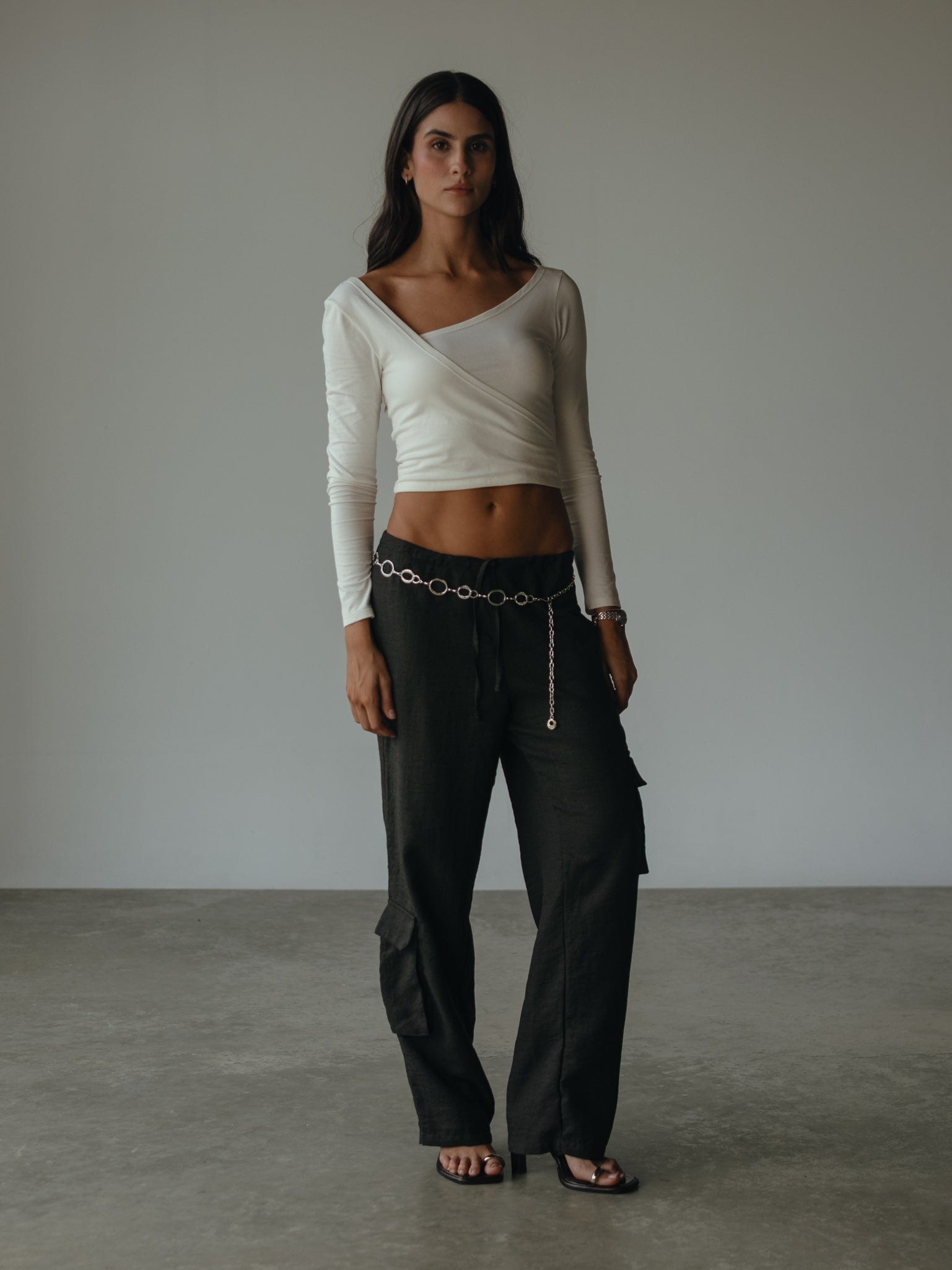 LIGHT CARGO PANT - BLACK - imagen 2