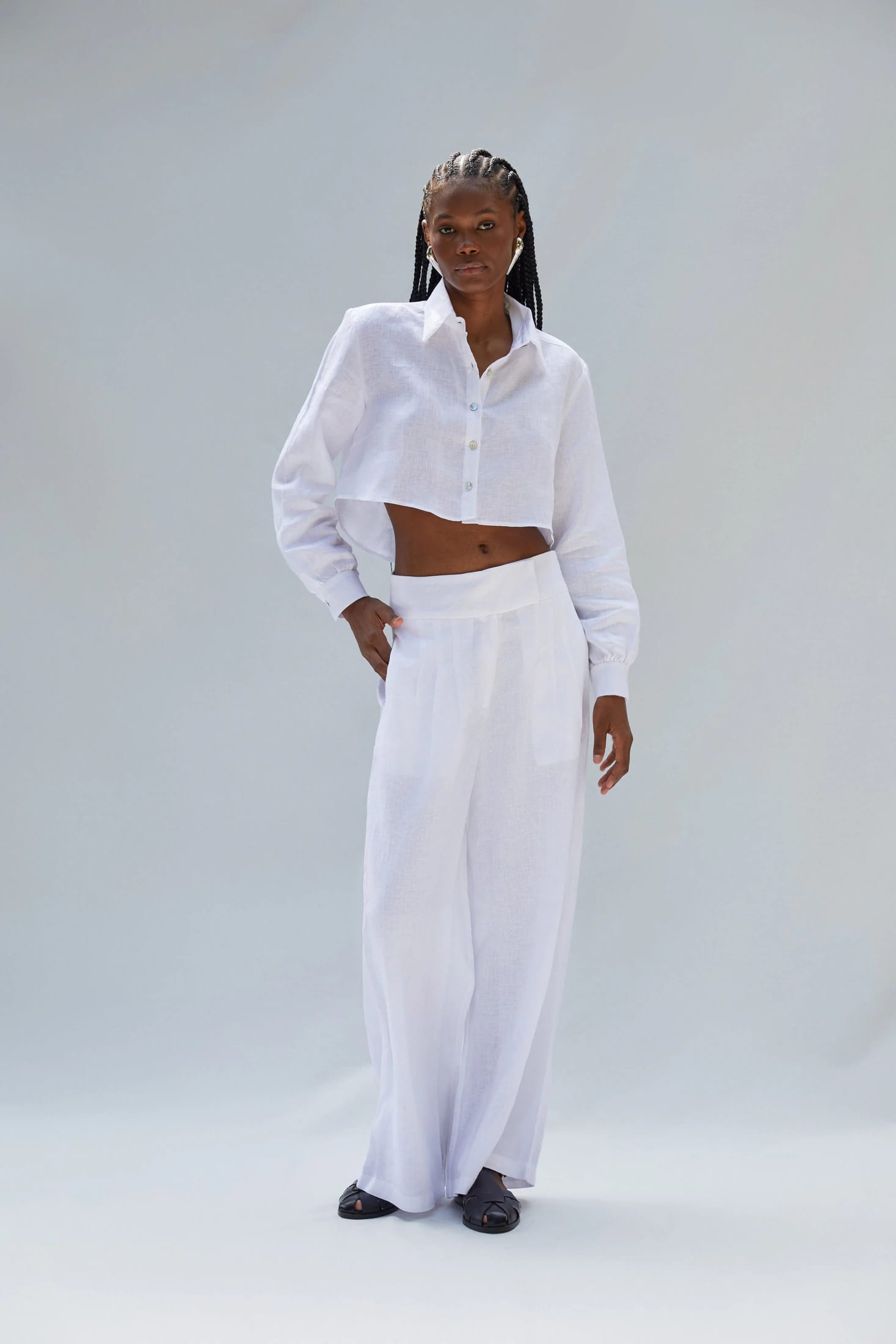 JEN PANTS WHITE - imagen 1