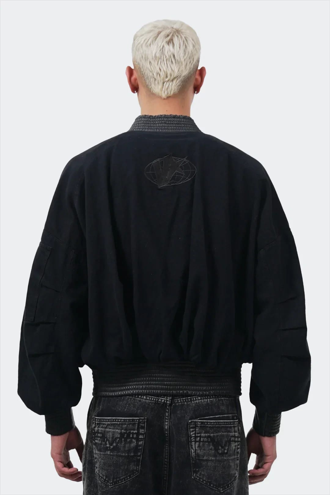 VENENO CHAQUETA DENIM CUERO BOMBER - imagen 4