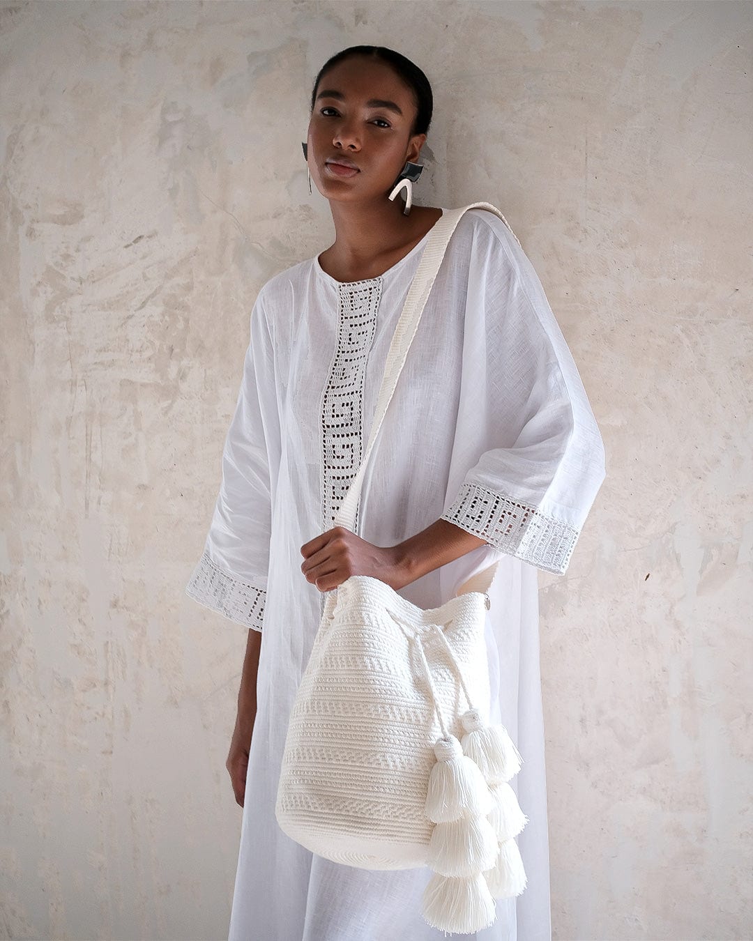 Mochila wayuu Shiiliwaiya Pearl - imagen 2