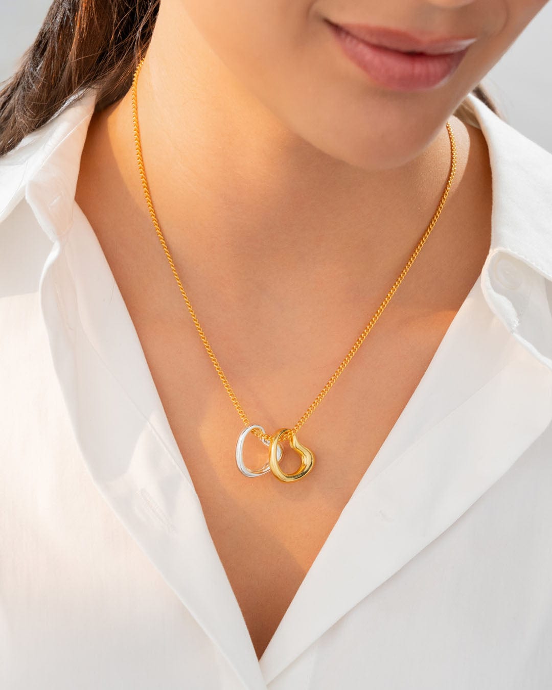 Collar Corazón Amorfo - imagen 1