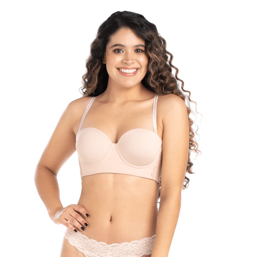 Brasier strapless liso de novia - imagen 6