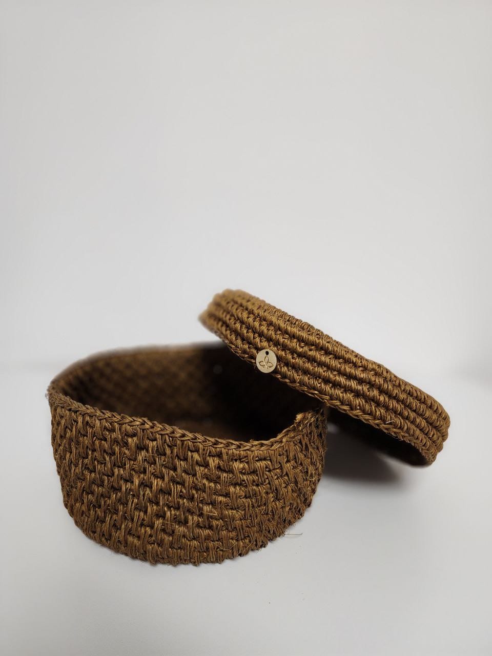 Artisanal Natural Fiber Bread Basket - imagen 3
