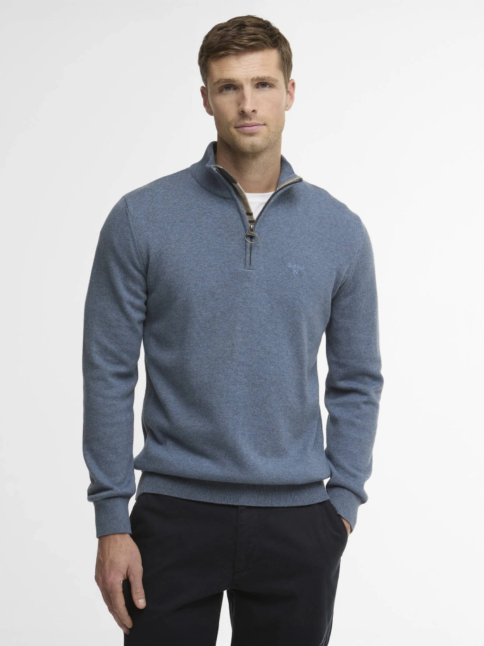 Cotton Quarter-Zip Jumper - imagen 17