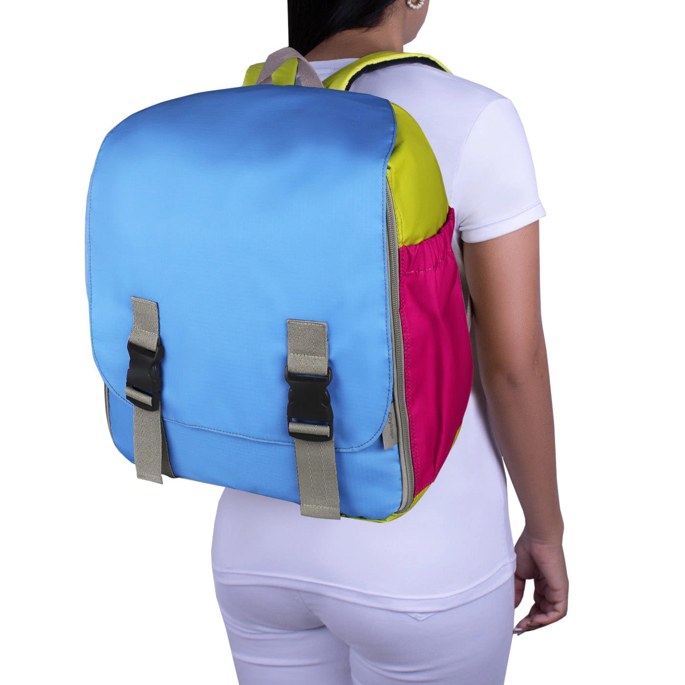 Morral Cabina Tapa Ultra Citybags Estampado Neon - imagen 7