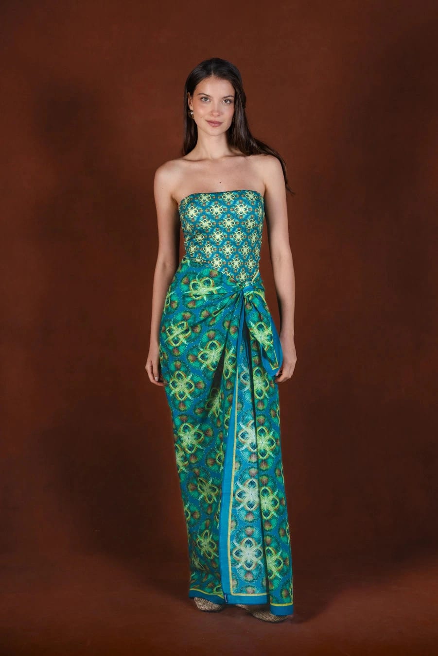 Women's Concordia long cotton sarong - imagen 3