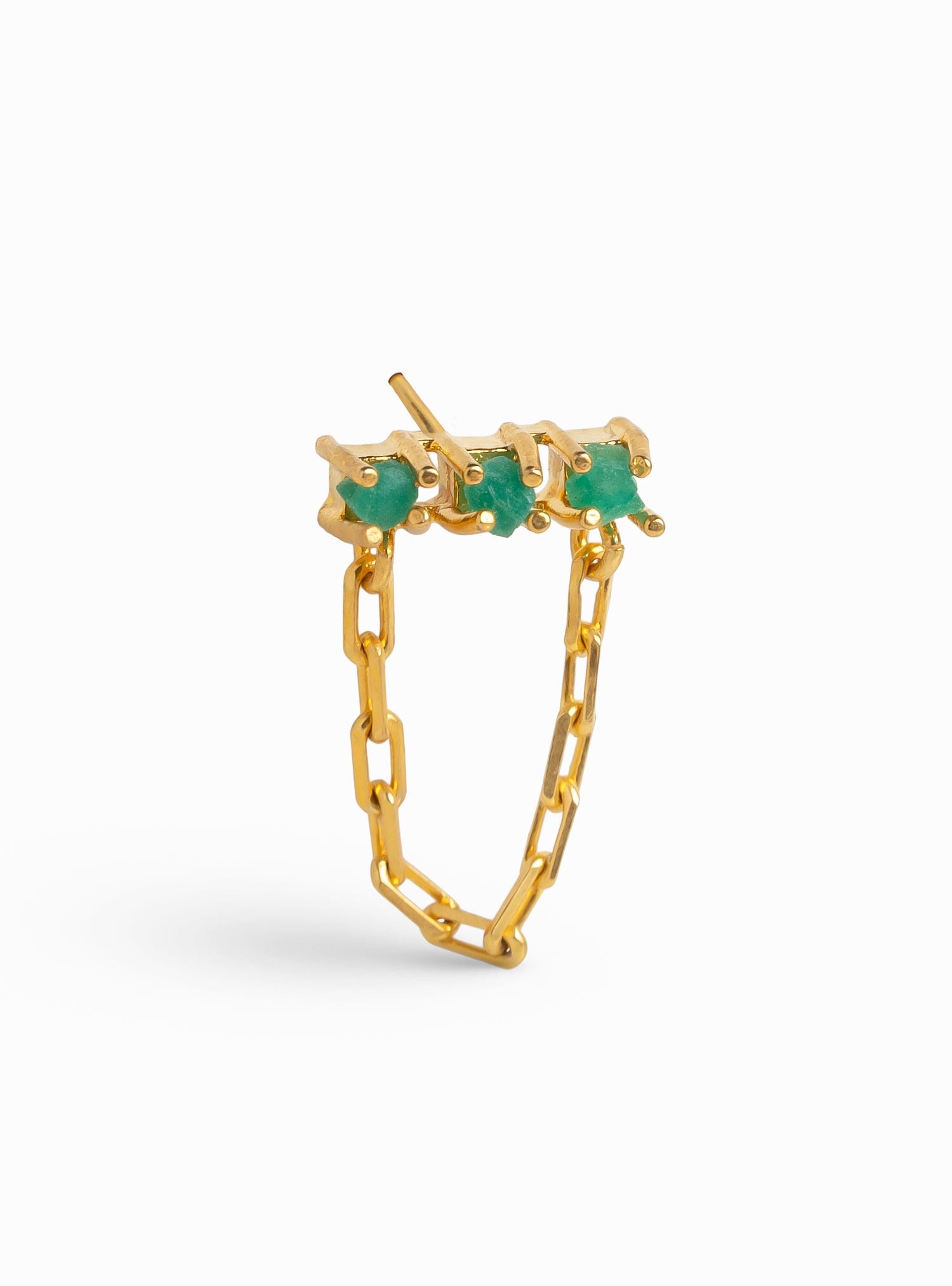 Arete Triple Tennis Chain Solitario - imagen 1