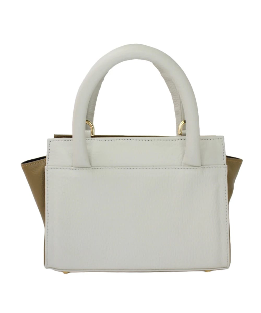 Bolso en cuero – MiniBag salted caramel - imagen 4