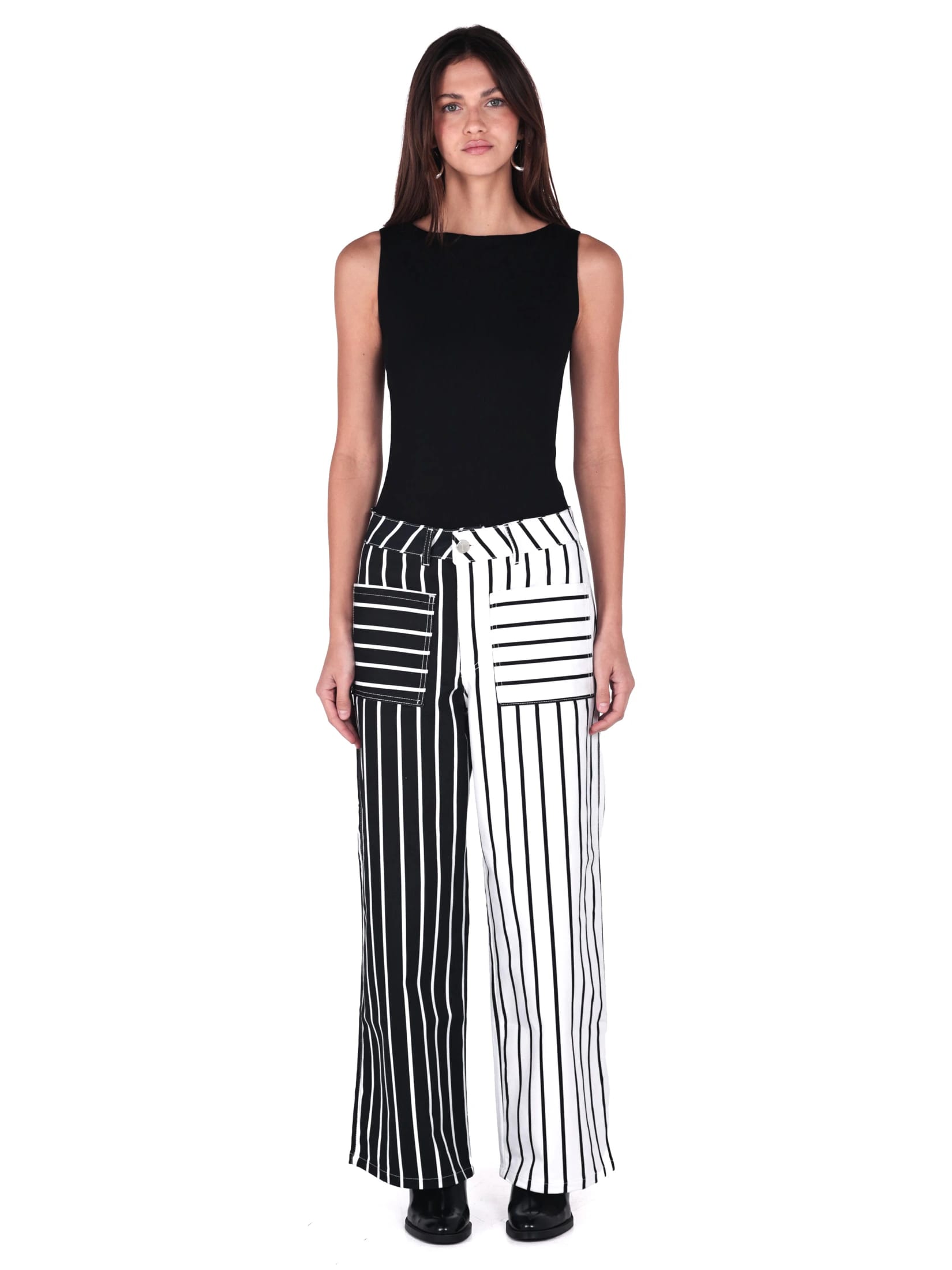 Pantalon Lineas Bicolor - imagen 2