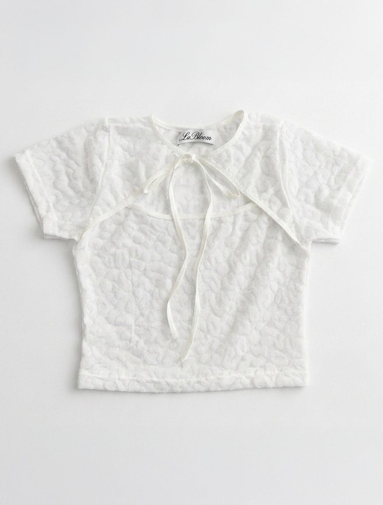 NINA WHITE CROP TOP - imagen 2