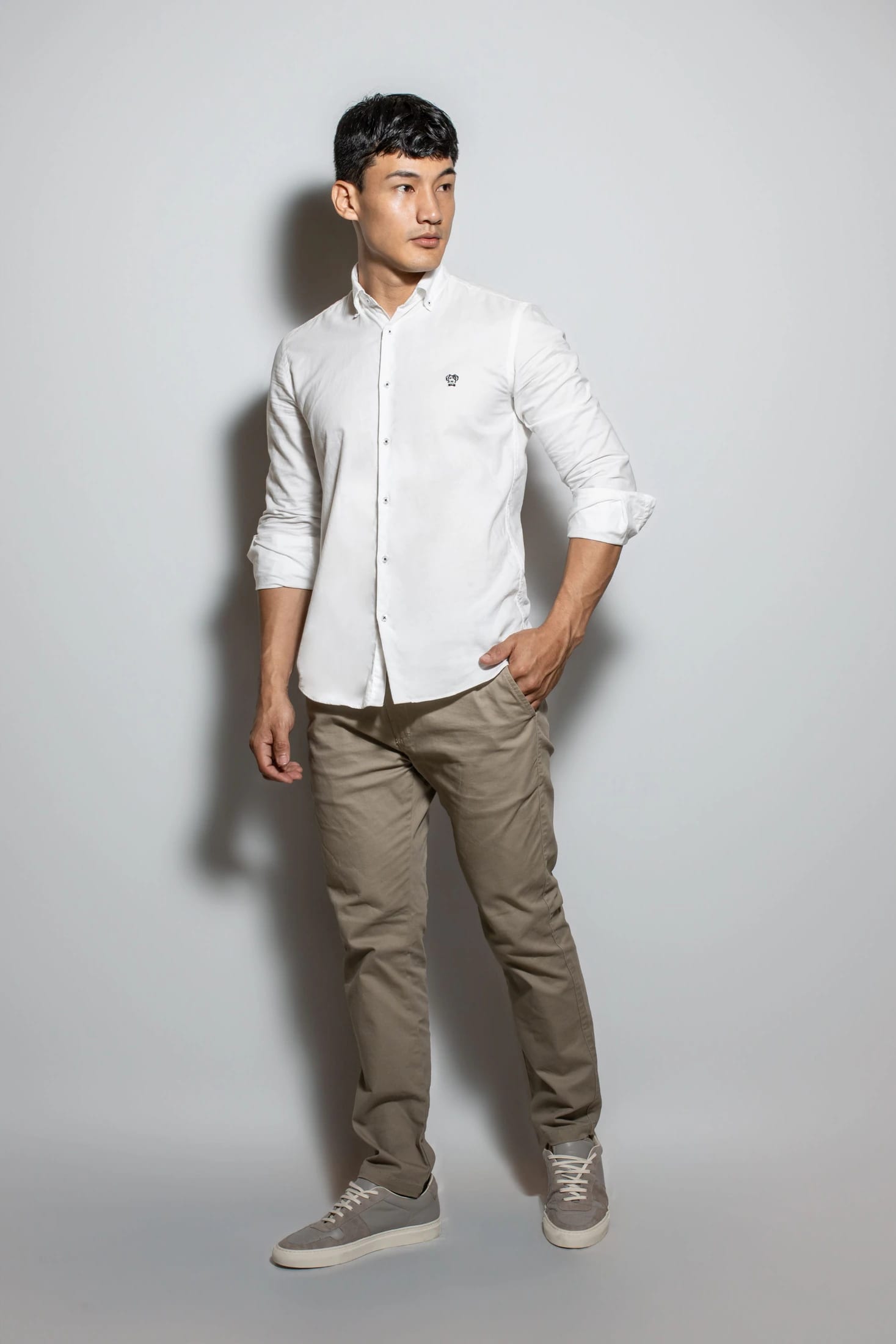 Camisa Antimanchas Popelina Blanca - Talla Regular - imagen 1