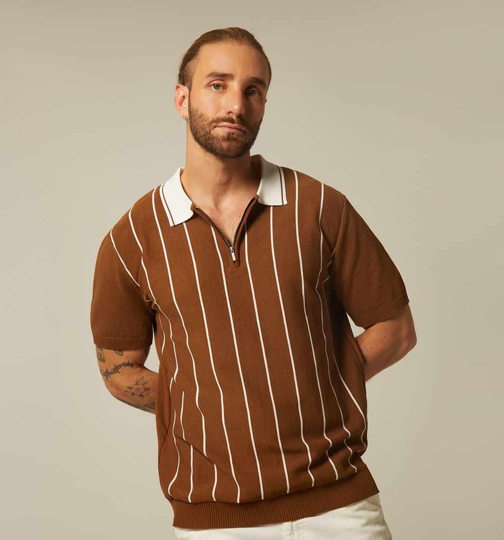 Polo tejida para hombre - imagen 2