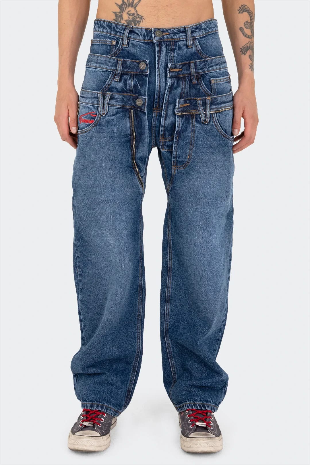 VENENO JEAN TRIPLE WAISTBAND BLUE - imagen 1